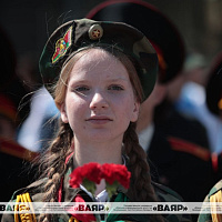 Возложение цветов к мемориальному комплексу «Братская могила воинов-красноармейцев и партизан»